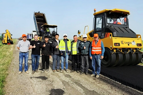 LIUGONG Road Machinery Supports Road Upgrades in Central Asia