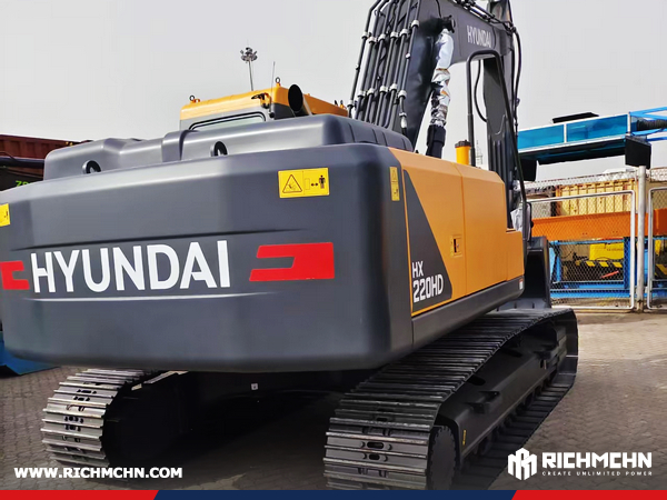 Algeria - 2 Units HYUNDAI HX220HD Crawler Excavator