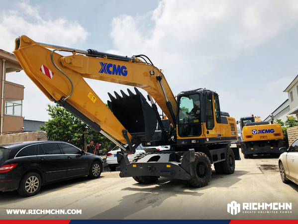 Ethiopia - 1 Unit XCMG XE210WD Wheel Excavator