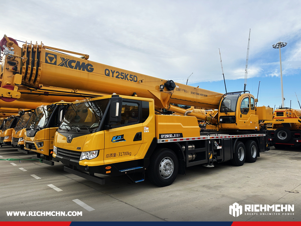 Algeria - 3 Units XCMG QY25K5D Truck Cranes