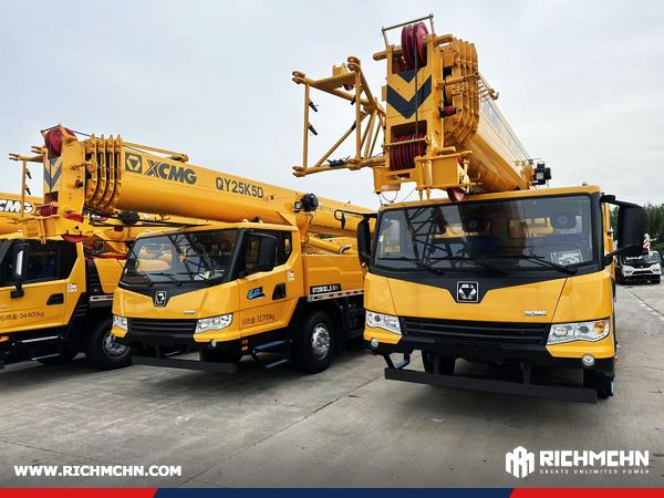 Algeria - 3 Units XCMG QY25K5D Truck Cranes